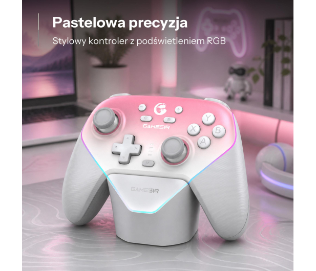 GameSir SuperNova T4n Pro różowy - 1569923 - zdjęcie 8